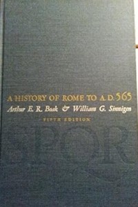 Image of A History of Rome to A.D. 565