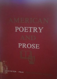 Image of American Poetry and Prose