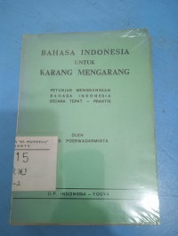 Bahasa Indonesia untuk karang Mengarang