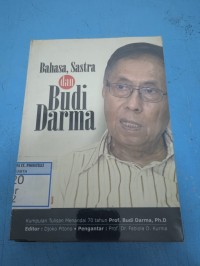 Bahasa, Sastra dan Budi Darman