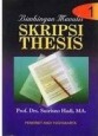 Image of Bimbingan Menulis Skripsi Thesis - Jilid 1