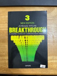 Breakthrough : A Course in English Communication Practice 3