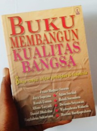 Image of Buku Membangun Kualitas Bangsa