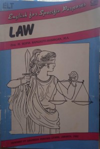 Image of English For Specific  Purposes: LAW