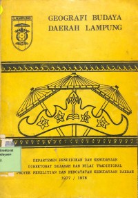 Geografi Budaya Daerah Lampung