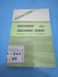 Geoteknik dan Mekanika Tanah