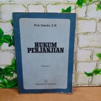Hukum Perjanjian