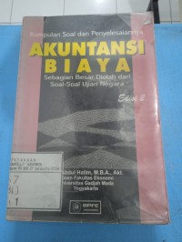 Kumpulan Soal dan Penyelesaiannya Akuntansi Biaya