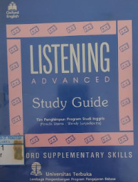 Listening Advanced Study Guide : Oxford Supplementary Skills