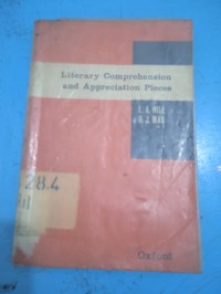 Literary Comprehension and Appreciation Pieces