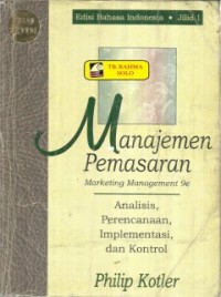 Manajemen Pemasaran