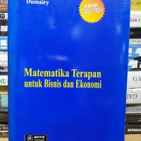 Matematika Terapan untuk Bisnis dan Ekonomi
