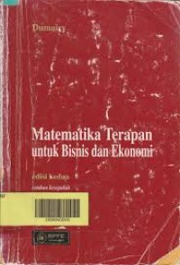 Matematika Terapan untuk Bisnis dan Ekonomi