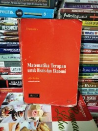 Matematika Terapan untuk Bisnis dan Ekonomi