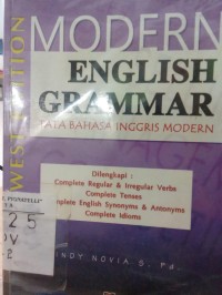 Modern English Grammar: Tata Bahasa Inggris Modern