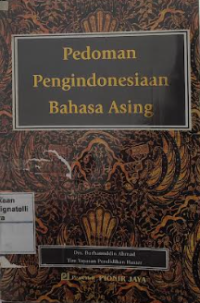 Pedoman Pengindonesiaan Bahasa Asing