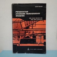Pengantar Ekonomi Perusahaan Modern