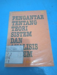 Pengantar Tentang Teori Sistem Dan Analisis Sistem