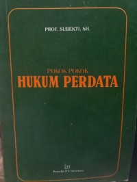 Image of Pokok-Pokok Hukum Perdata