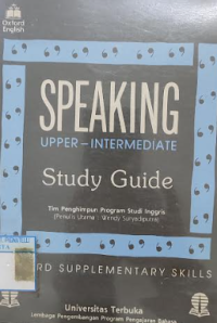 Image of Speaking : Upper-Intermediate Study Guide