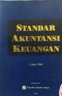 Image of Standar Akuntansi Keuangan 1 Juni 1996