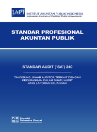 Image of Standar Profesional Akuntan Publik : Standar Audit  240