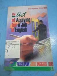 The Art of  Applying for a Job in English