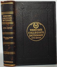 Image of Webster's Collegiate Dictionary